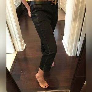 ROBERT Rodriguez Black Tuxedo Crop Pant size 6